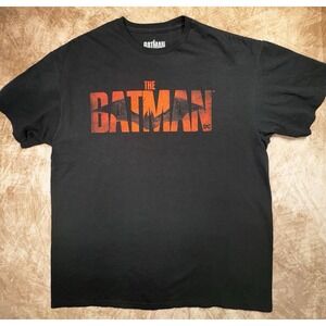 The Batman Movie T-Shirt Men Sz L Black DC Comics
